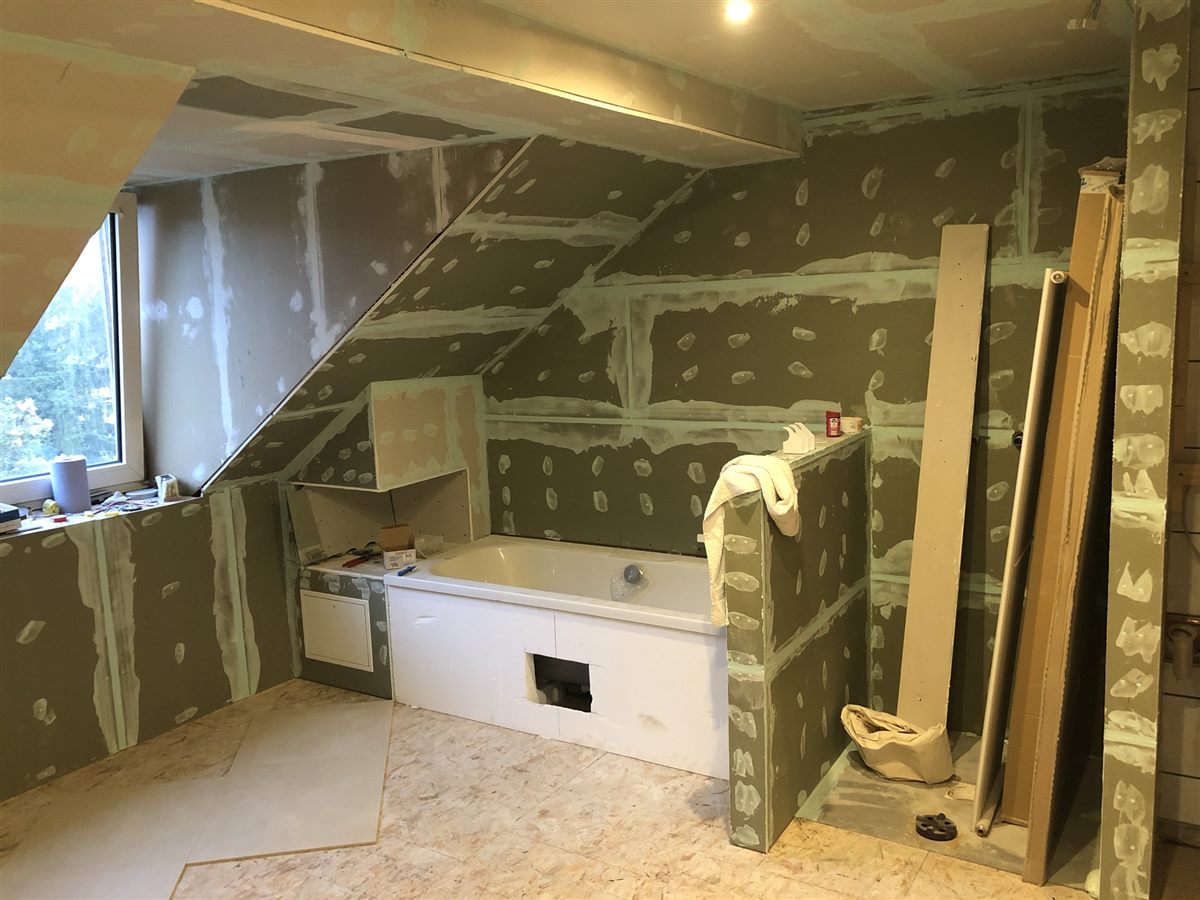 Vorbereitung der Sanitärinstallation