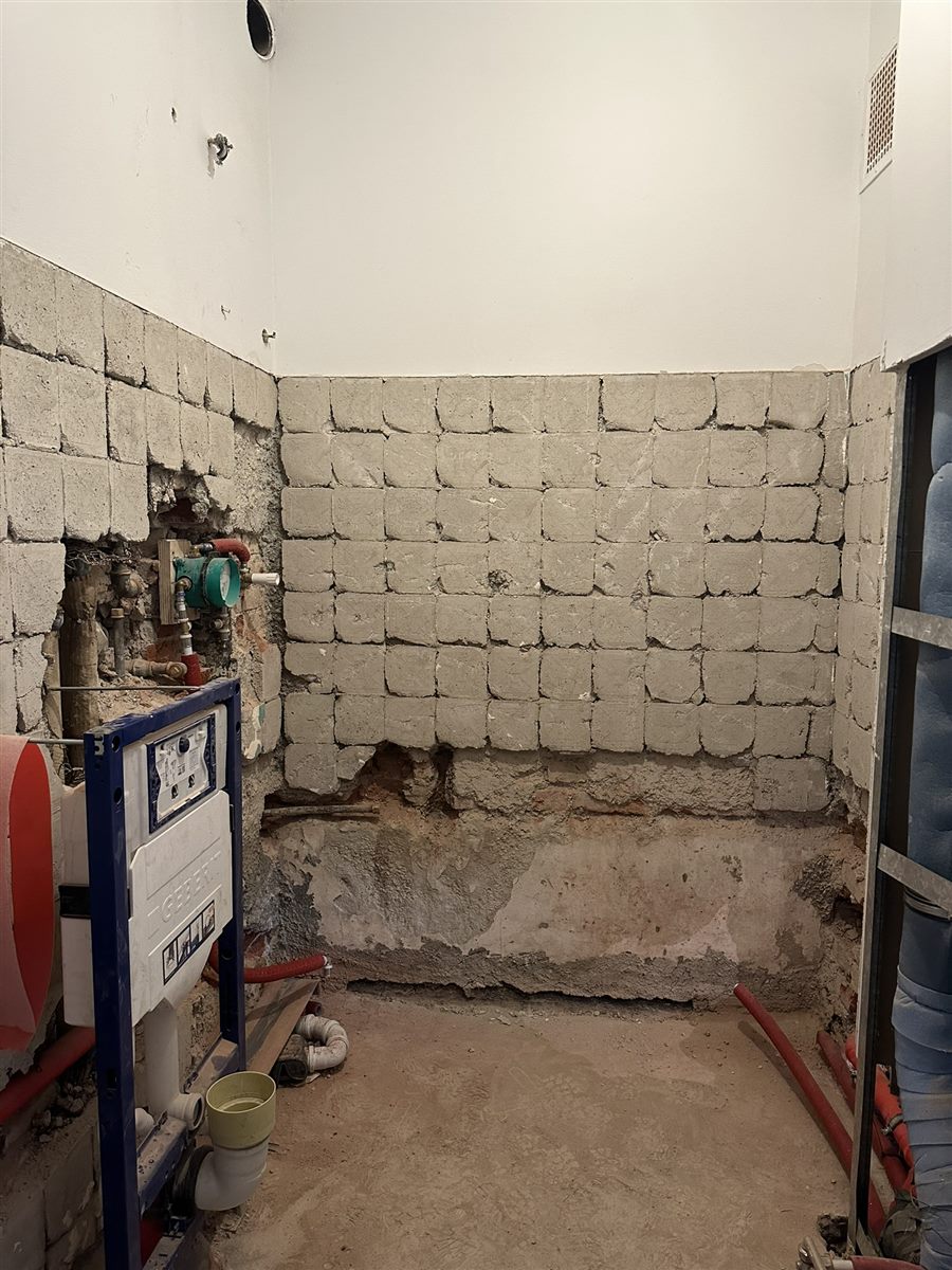 Entkernung des Badezimmers