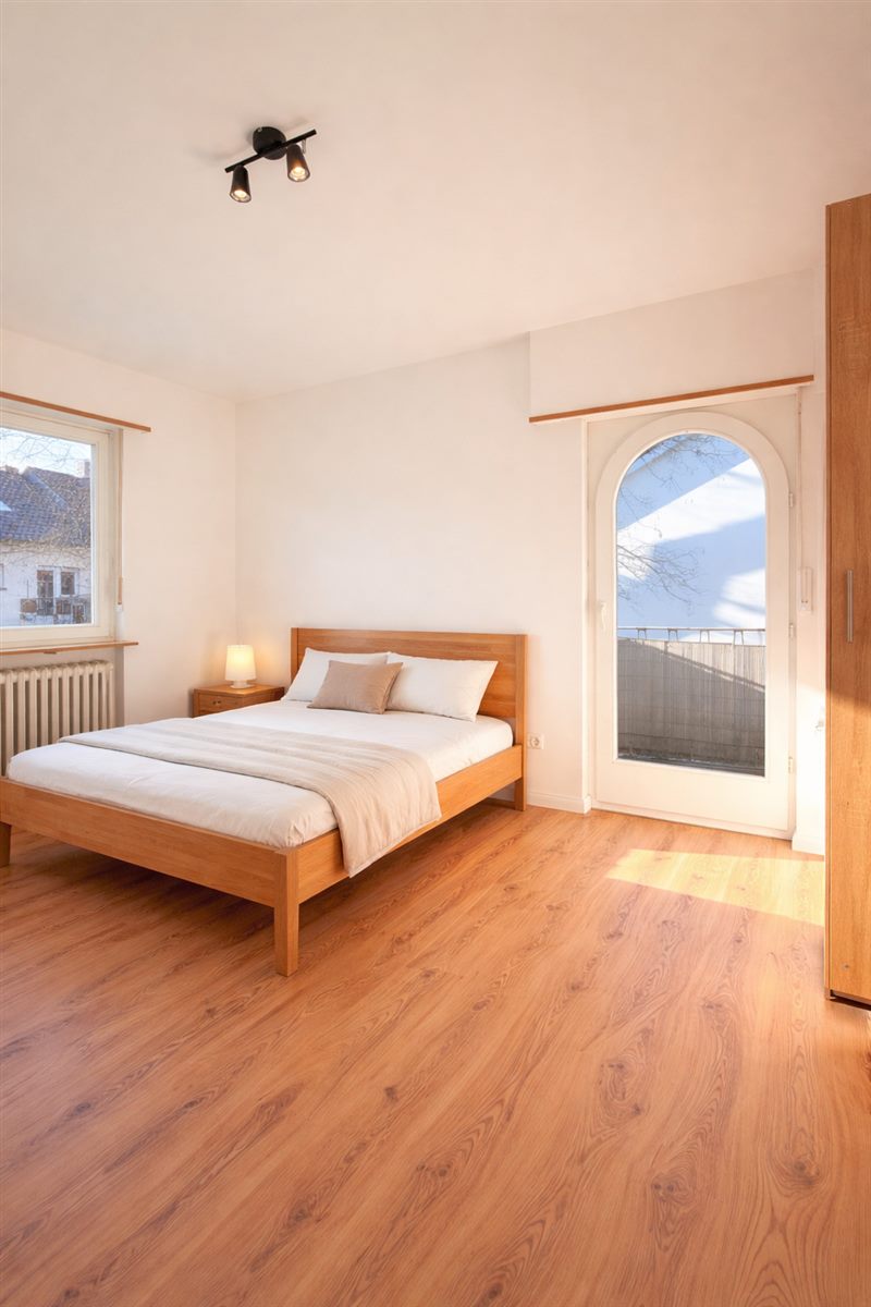 Neu gestaltetes Schlafzimmer