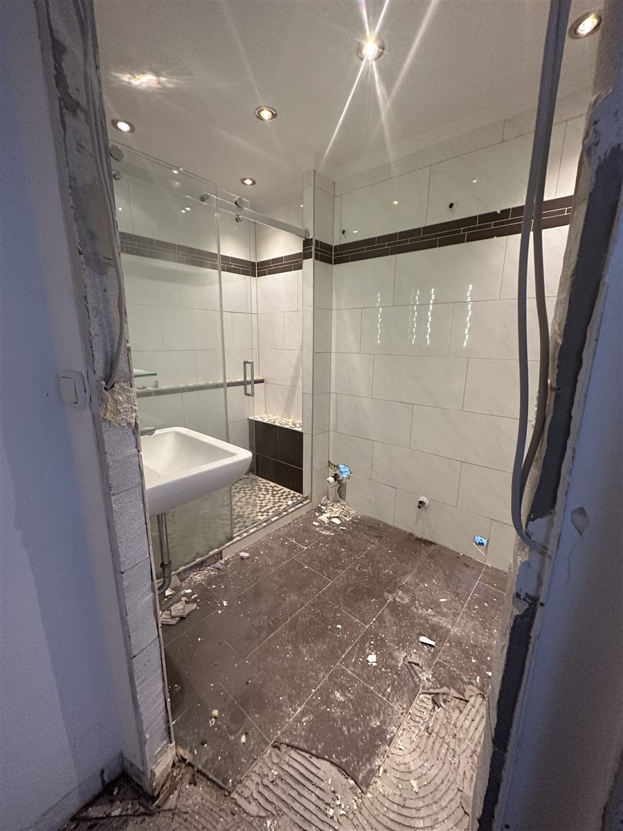 Abbruch des Badezimmers