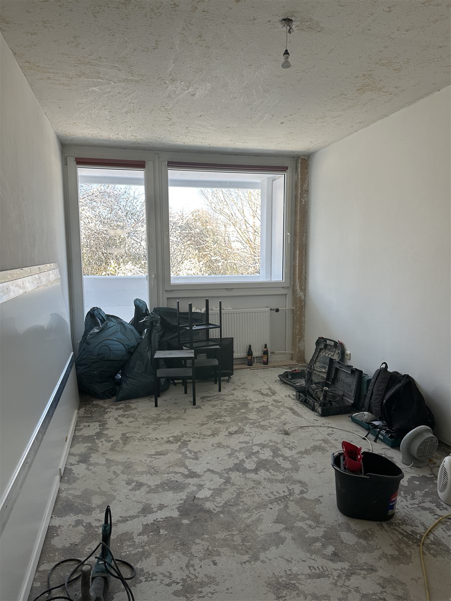 Schlafzimmer vor der Sanierung